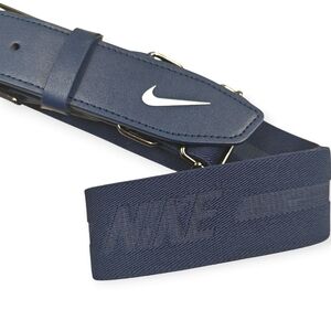 Nike Belt Blue Waistband Sport Size Adjustable Adult Baseball Belt Blue